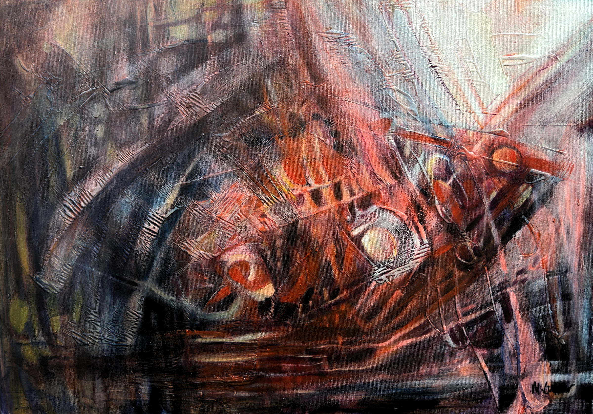 Exhibition painting 06 · Oil on canvas