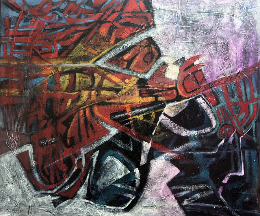 Exhibition painting 14 · Oil on canvas