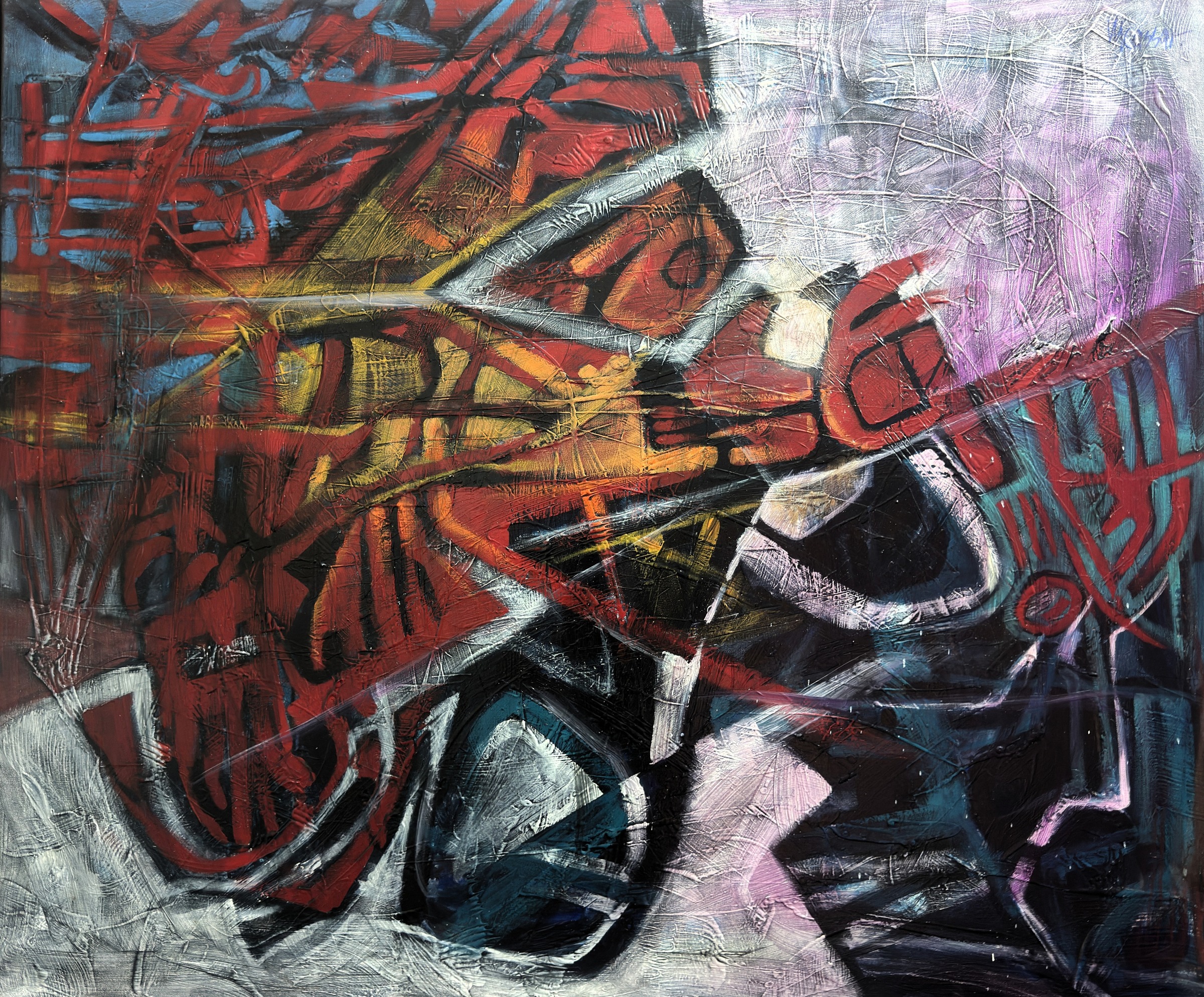 Exhibition painting 14 · Oil on canvas