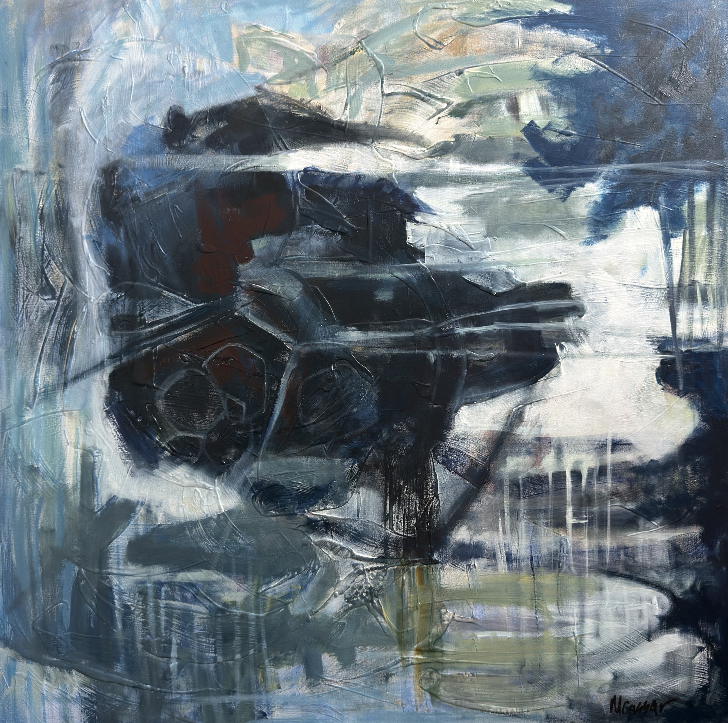 Exhibition painting 13 · Oil on canvas
