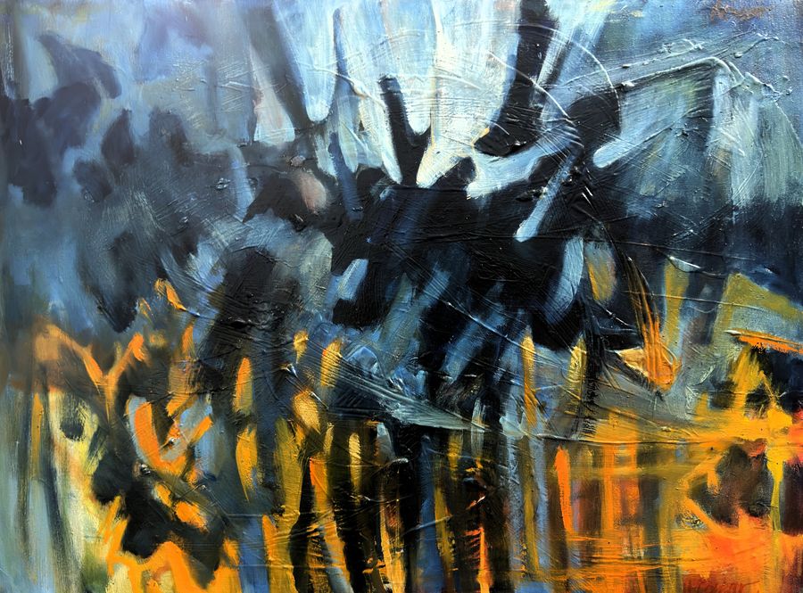 Exhibition painting 04 · Oil on canvas